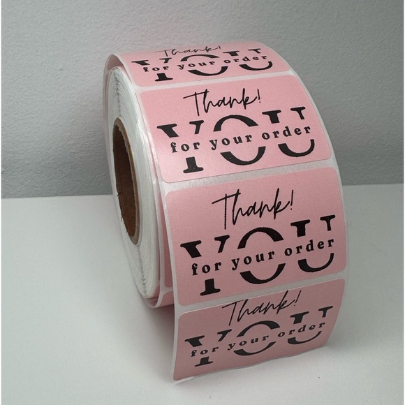 100 pcs Thank You for your order my 2" Stickers labels NWT - Picture 7 of 14